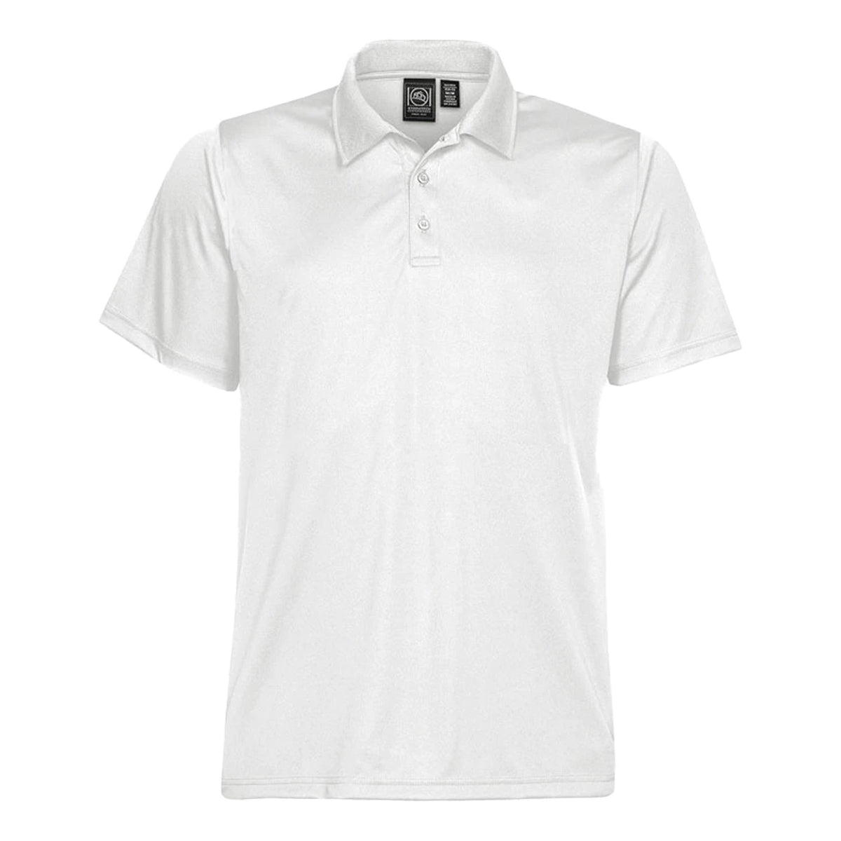White - Front - Stormtech Mens Eclipse Piqué Polo Shirt