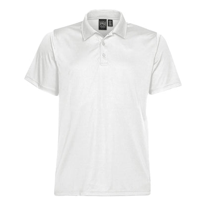 White - Front - Stormtech Mens Eclipse Piqué Polo Shirt