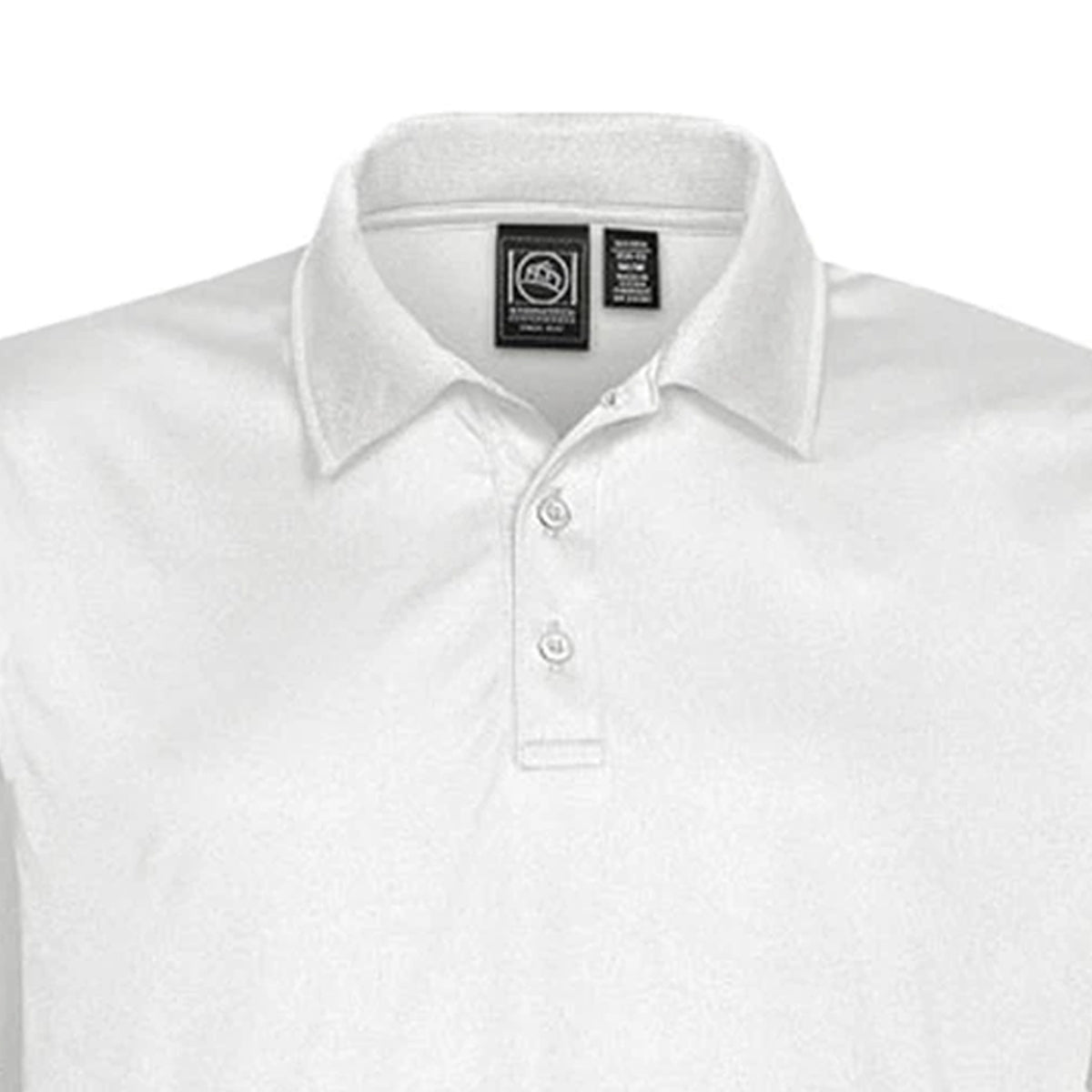 White - Back - Stormtech Mens Eclipse Piqué Polo Shirt