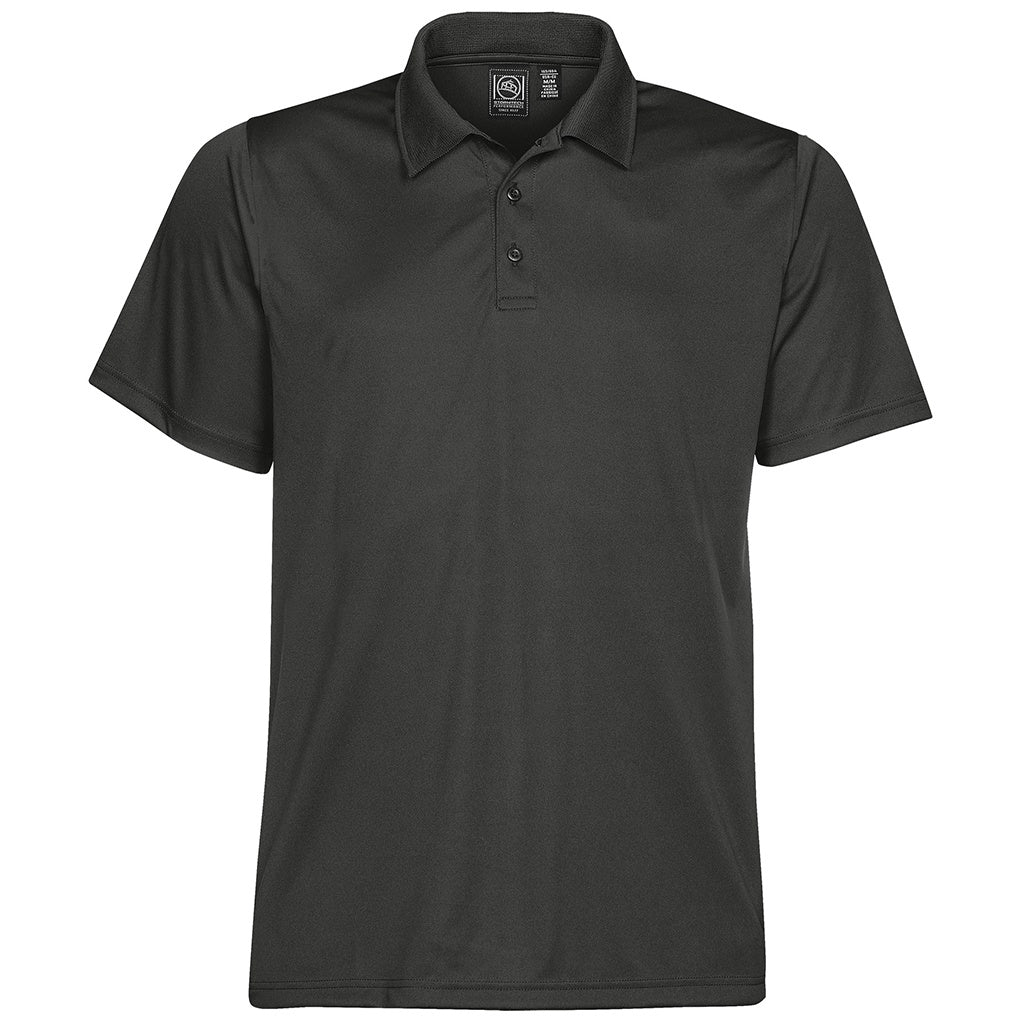 Carbon - Front - Stormtech Mens Eclipse Piqué Polo Shirt