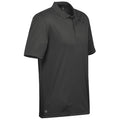 Black - Side - Stormtech Mens Eclipse Piqué Polo Shirt