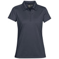Navy - Front - Stormtech Womens-Ladies Eclipse Piqué Polo Shirt