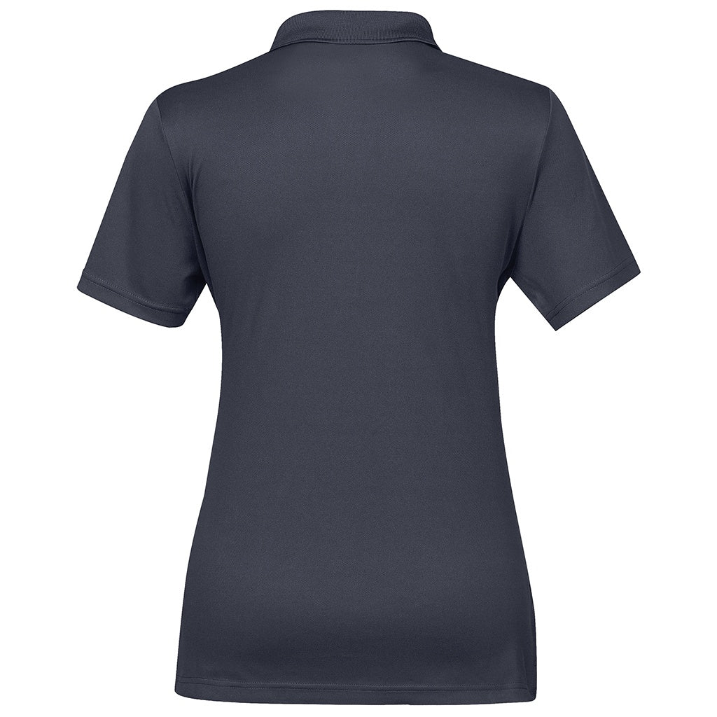 Navy - Side - Stormtech Womens-Ladies Eclipse Piqué Polo Shirt