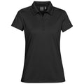 Black - Front - Stormtech Womens-Ladies Eclipse Piqué Polo Shirt