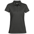 Carbon - Front - Stormtech Womens-Ladies Eclipse Piqué Polo Shirt