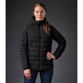 Black-Graphite Grey - Back - Stormtech Womens-Ladies Stavanger Thermal Padded Jacket