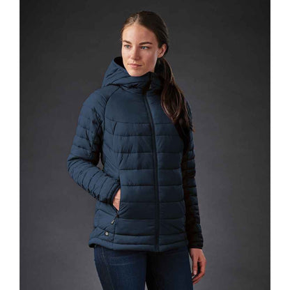 Navy-Graphite Grey - Back - Stormtech Womens-Ladies Stavanger Thermal Padded Jacket