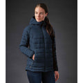 Navy-Graphite Grey - Back - Stormtech Womens-Ladies Stavanger Thermal Padded Jacket