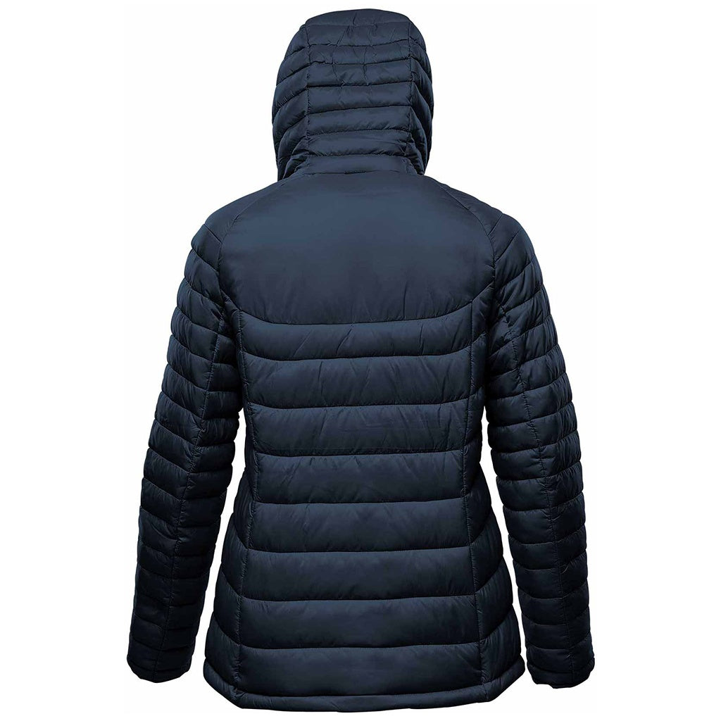 Navy-Graphite Grey - Side - Stormtech Womens-Ladies Stavanger Thermal Padded Jacket