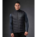 Black-Graphite Grey - Back - Stormtech Mens Stavanger Thermal Body Warmer