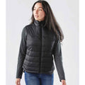 Black-Graphite Grey - Back - Stormtech Womens-Ladies Stavanger Thermal Body Warmer