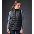 Black-Graphite Grey - Side - Stormtech Womens-Ladies Stavanger Thermal Body Warmer