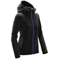 Black-Azure - Lifestyle - Stormtech Womens-Ladies Orbiter Hooded Soft Shell Jacket