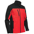 Bright Red-Black - Back - Stormtech Mens Cascades Soft Shell Jacket