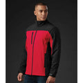 Bright Red-Black - Back - Stormtech Mens Cascades Soft Shell Jacket