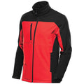 Bright Red-Black - Side - Stormtech Mens Cascades Soft Shell Jacket