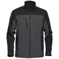 Dolphin-Black - Front - Stormtech Mens Cascades Soft Shell Jacket