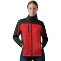Bright Red-Black - Lifestyle - Stormtech Womens-Ladies Cascades Soft Shell Jacket
