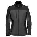 Dolphin-Black - Front - Stormtech Womens-Ladies Cascades Soft Shell Jacket