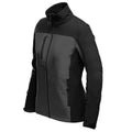 Dolphin-Black - Back - Stormtech Womens-Ladies Cascades Soft Shell Jacket