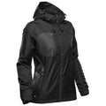 Black - Side - Stormtech Womens-Ladies Olympia Soft Shell Jacket