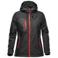 Black-Bright Red - Front - Stormtech Womens-Ladies Olympia Soft Shell Jacket