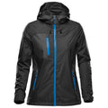 Black-Azure - Front - Stormtech Womens-Ladies Olympia Soft Shell Jacket
