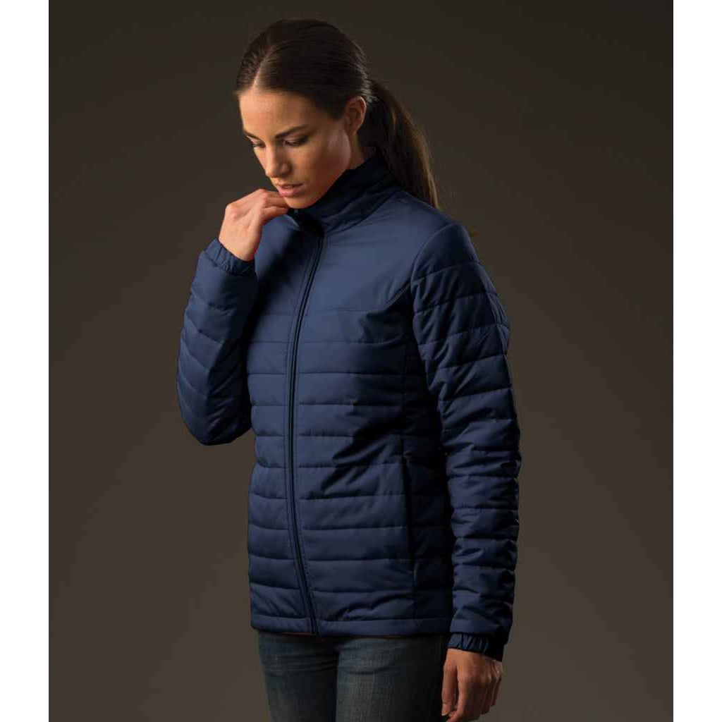 Navy - Back - Stormtech Womens-Ladies Nautilus Quilted Padded Jacket