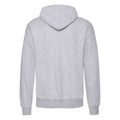 Grey - Back - Fruit Of The Loom Unisex Adult Classic Hoodie