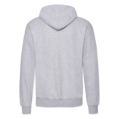 Grey - Back - Fruit Of The Loom Unisex Adult Classic Hoodie