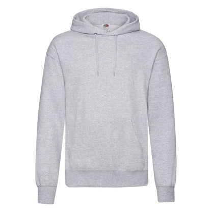 Grey - Front - Fruit Of The Loom Unisex Adult Classic Hoodie