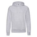 Grey - Front - Fruit Of The Loom Unisex Adult Classic Hoodie