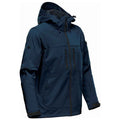 Navy-Graphite Grey - Side - Stormtech Mens Epsilon 2 Hooded Soft Shell Jacket