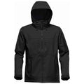 Black-Graphite Grey - Front - Stormtech Mens Epsilon 2 Hooded Soft Shell Jacket