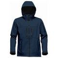 Navy-Graphite Grey - Front - Stormtech Mens Epsilon 2 Hooded Soft Shell Jacket