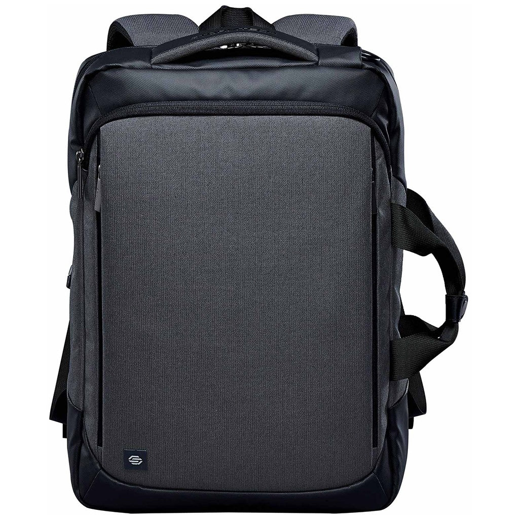 Graphite Grey-Black - Front - Stormtech Road Warrior Laptop Bag