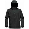 Black-Graphite Grey - Front - Stormtech Womens-Ladies Epsilon 2 Hooded Soft Shell Jacket