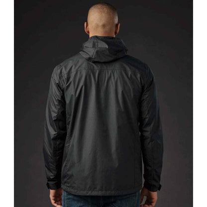 Black-Bright Red - Side - Stormtech Mens Olympia Soft Shell Jacket