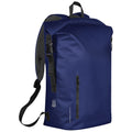 Ocean Blue-Black - Front - Stormtech Cascade Waterproof Backpack