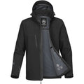 Black-Carbon - Side - Stormtech Womens-Ladies Patrol Hooded Soft Shell Jacket