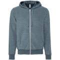 Slate Heather - Front - Bella + Canvas Unisex Adult Sueded Hoodie