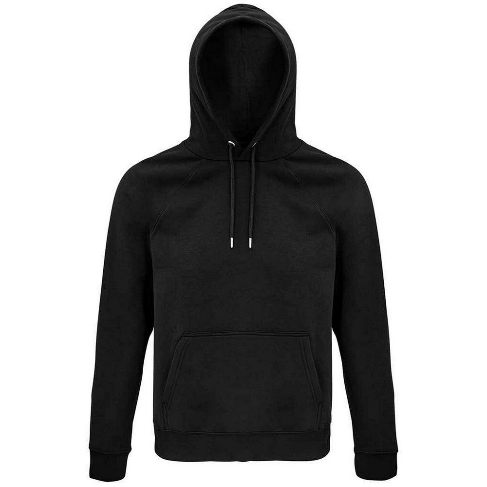 Black - Front - SOLS Unisex Adult Stellar Organic Hoodie
