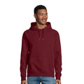 Burgundy - Side - SOLS Unisex Adult Stellar Organic Hoodie