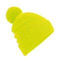 Fluorescent Yellow - Back - Beechfield Snowstar Thermal Beanie