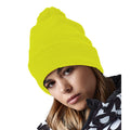 Fluorescent Yellow - Side - Beechfield Snowstar Thermal Beanie