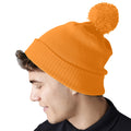 Fluorescent Orange - Back - Beechfield Snowstar Thermal Beanie