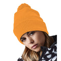 Fluorescent Orange - Side - Beechfield Snowstar Thermal Beanie