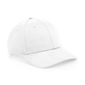 White - Front - Beechfield Urbanwear 6 Panel Snapback Cap