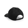 Black - Back - Beechfield Urbanwear 5 Panel Snapback Cap