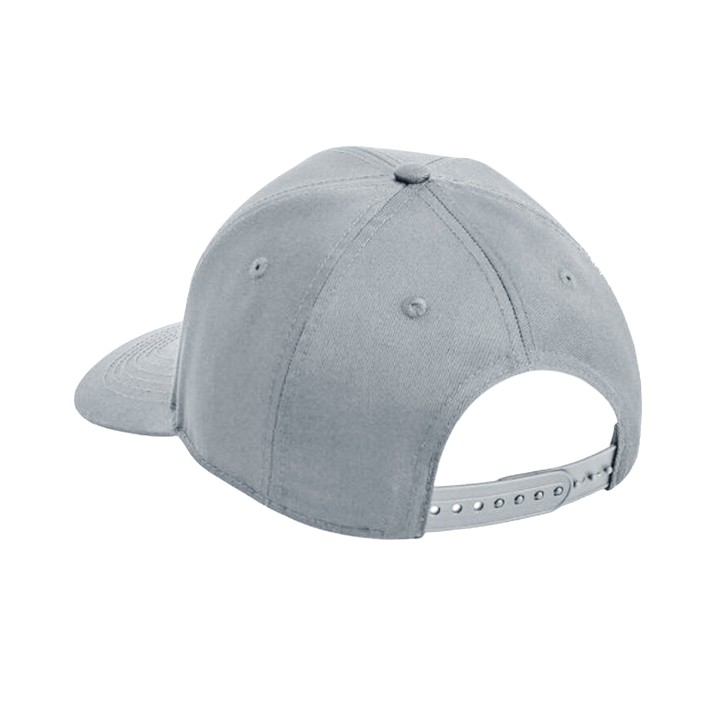 Light Grey - Back - Beechfield Urbanwear 5 Panel Snapback Cap